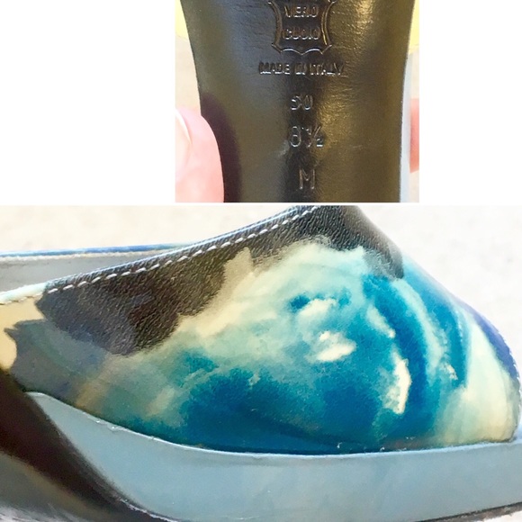 Gorgeous Via Spiga floral patent leather heels! - Picture 3 of 8